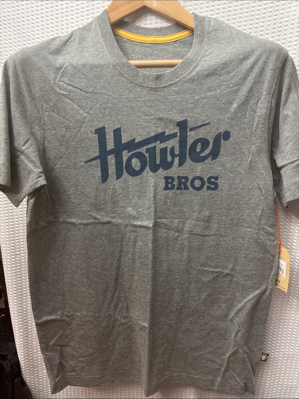 Howler Brothers Gray Tee with Navy Logo - Picture 1 of 8